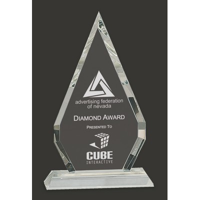 Classic Diamond Crystal Award M - 10'' H