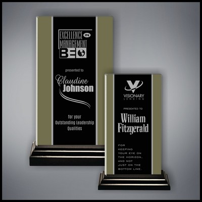 10" Side Stripes Khaki/Black Award