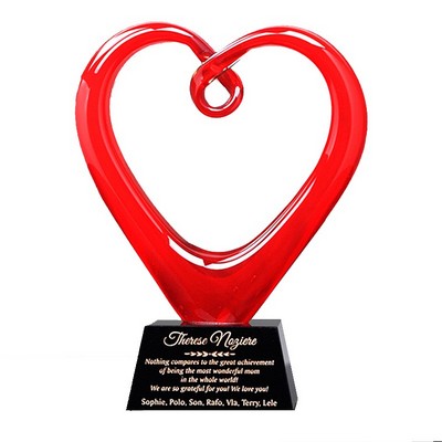 Art Glass The Whole Heart Award