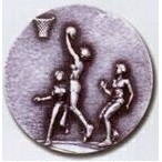 Newport Mint Stock Medal - 1 1/8" (Basketball Female)