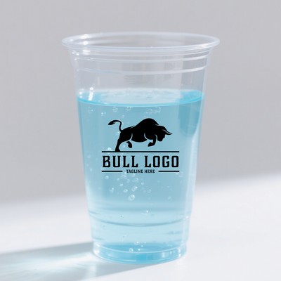 16oz Clear PET Plastic Cup