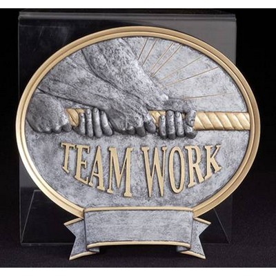 Teamwork, Oval Legend Plates - 8"