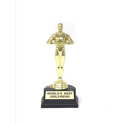 World's Best Girlfriend Trophy- 7" Novelty Trophy