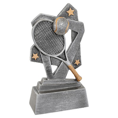Tennis Triumph Resin Award - 5 1/2"