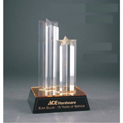 9½" Acrylic Double Star Award