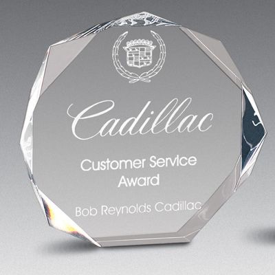 Medium Octagon Bevel Award (5"x5")