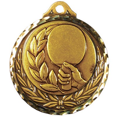 Stock Diamond Struck Medal (Table Tennis) 2 3/4"
