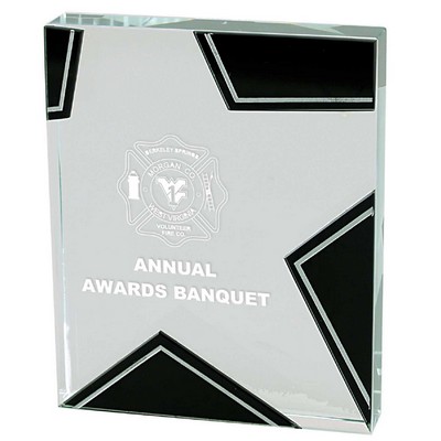 Glass Star Award - 4-1/2"x5-1/2"