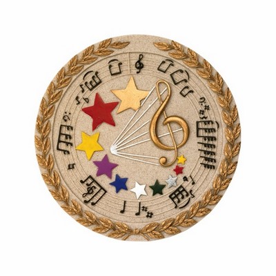Music General Plaque Mount Medallion