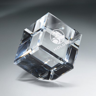 Optic Clear Crystal Cube (XXtra Large)