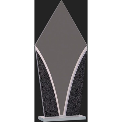 By Design - Diamond Glass Award - 9 1/4'' High