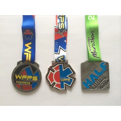 Ribbon Medal At Dia 2.5"