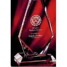 Crystal Series 4 1/4"x7" Manhattan Crystal Award