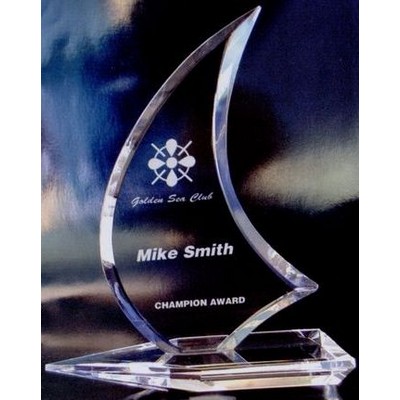 9¼" Crystal Sailboat Award
