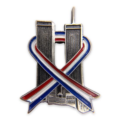 RWB Twin Towers Lapel Pin